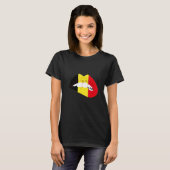 Belgian Flag Lips Belgian Pride Belgie Belgian Roo T-shirt (Voorkant volledig)