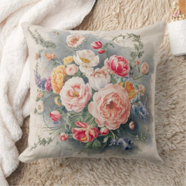 Belgian Floral Elegance Sierkussen Hoesje