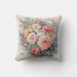 Belgian Floral Elegance Sierkussen Hoesje