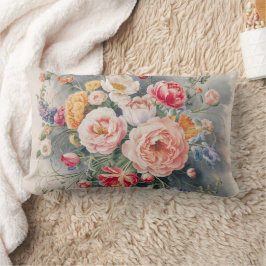 Belgian Floral Elegance Sierkussen Hoesje Kussen