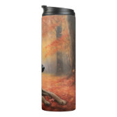 Belgian Malinoi in de herfst laat Herfst inspirere Thermosbeker (Geroteerd rechts)