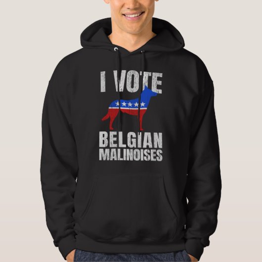 Belgian Malinois  1 Hoodie (Voorkant)