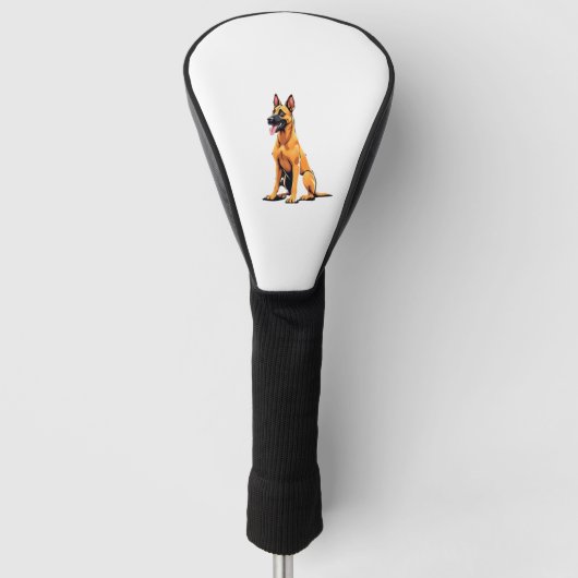 Belgian Malinois (3) Golfheadcover (Voorkant)