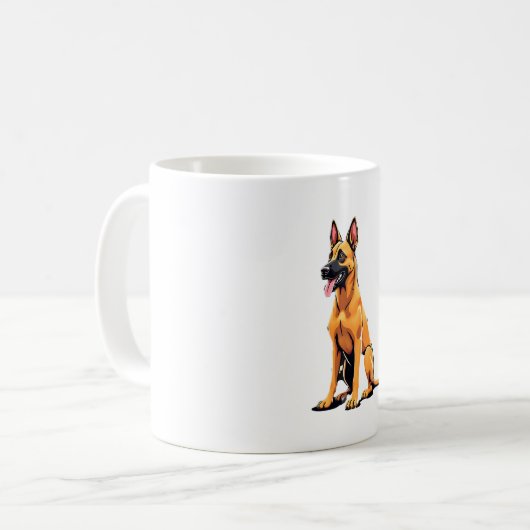 Belgian Malinois (3) Koffiemok (Voorkant links)