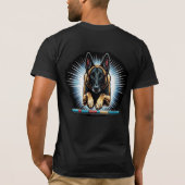 Belgian Malinois Agility Jump T-shirt (Achterkant)