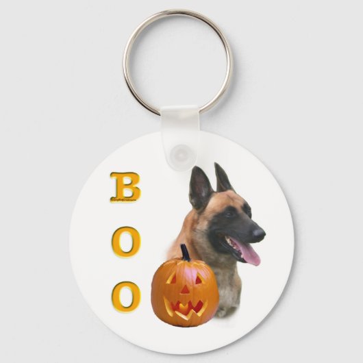 Belgian Malinois Boo Sleutelhanger (Voorkant)
