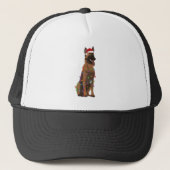 Belgian Malinois Christmas Lights Xmas Hondenliefh Trucker Pet (Voorkant)