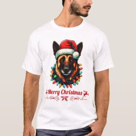 Belgian Malinois Christmas Pet Xmas T-shirt