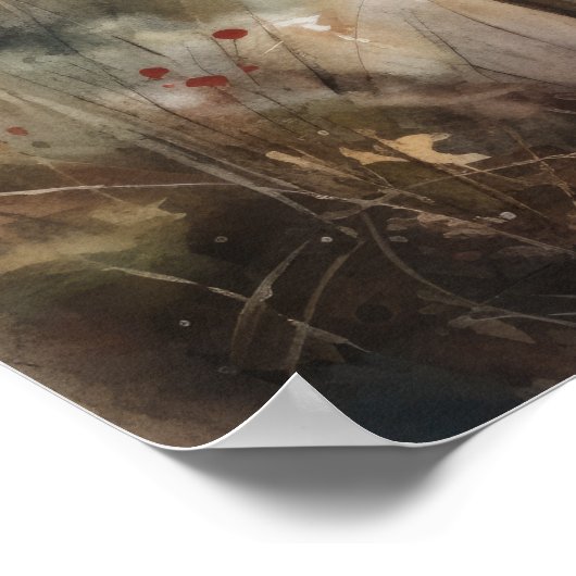 Belgian Malinois Dog Art Print Poster (Hoek)