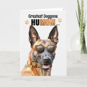Belgian Malinois Dog Greatest HuMOM Moederdag Feestdagen Kaart