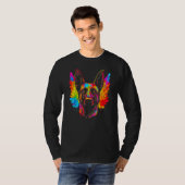 Belgian Malinois Dog Heaven T-shirt (Voorkant volledig)
