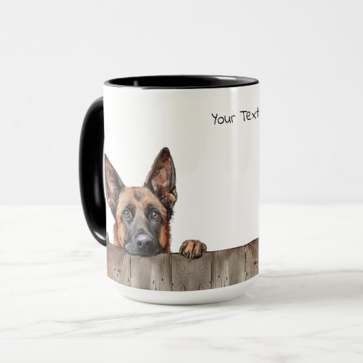 Belgian Malinois Dog Mok (Voorkant links)