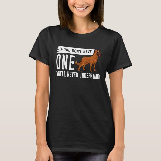 Belgian Malinois Dog  Puppies Owner T-shirt (Voorkant)