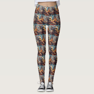 Belgian Malinois Dog Roller Onderzetter Christmas Leggings