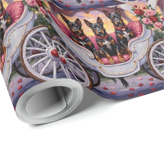 Belgian Malinois Dog Valentine's Day Cadeaupapier (Rol Hoek)