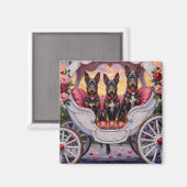 Belgian Malinois Dog Valentine's Day Magneet (Voorkant / Achterkant)