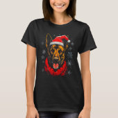 Belgian Malinois Dog Xmas T-shirt (Voorkant)