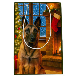 Belgian Malinois Holiday  Medium Cadeauzakje