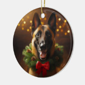 Belgian Malinois Holiday Ornament (Links)