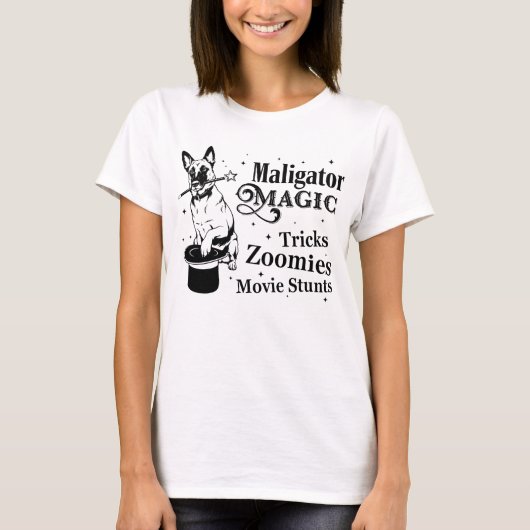 Belgian Malinois – Maligator Magic T-shirt (Voorkant)