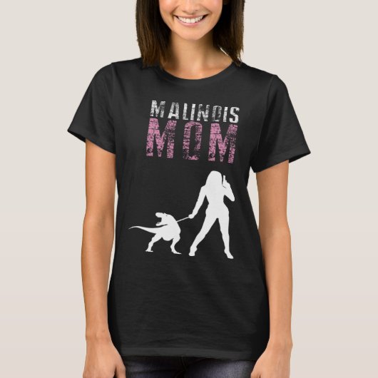 Belgian Malinois Mom T-shirt (Voorkant)