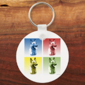 Belgian Malinois Pop Art Sleutelhanger (Voorkant)