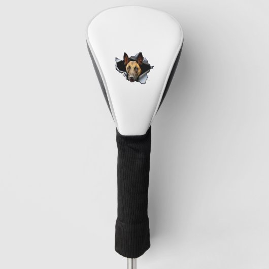 Belgian Malinois - Schattige cadeau voor Belgian M Golfheadcover (Voorkant)