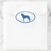 Belgian Malinois Silhouette Sticker (Tas)