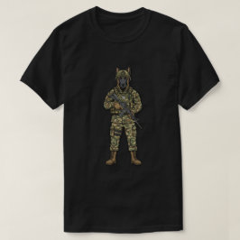 Belgian Malinois Soldier T-shirt