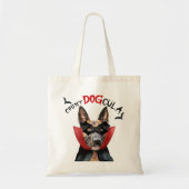 Belgian Malinois Vampire Dog Trick or treat Tote Bag (Voorkant)