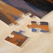 Belgian Malinois With Christmas Lights Holiday Legpuzzel (Zijkant)