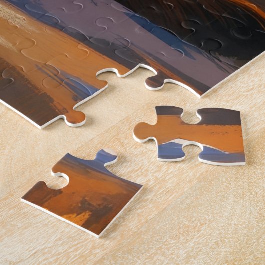 Belgian Malinois With Christmas Lights Holiday  Legpuzzel (Zijkant)