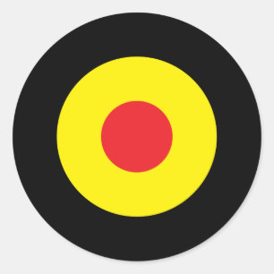 Belgian Mod Ronde Sticker