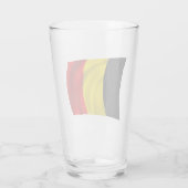 Belgian Pride Glass Tumbler – Bold Nationale Vlag (Achterkant)