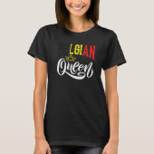 Belgian Queen Belgium Belgian Belgium Flag  1 T-shirt (Voorkant)