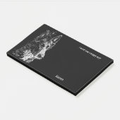 Belgian Sheepdog Abstract Art Hondennaam Post-it® Notes (Schuin)