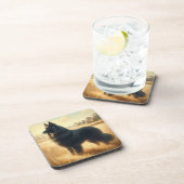 Belgian Sheepdog Bier Onderzetter (Rechterzijde)