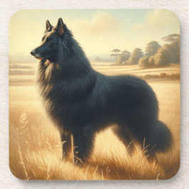 Belgian Sheepdog Bier Onderzetter