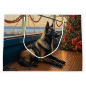 Belgian Shepherd Christmas Cruise: Pawsome Holiday Groot Cadeauzakje (Voorkant)
