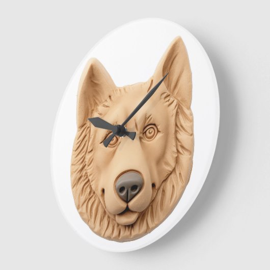 Belgian Shepherd Dog 3D geïnspireerd Grote Klok (Hoek)