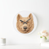 Belgian Shepherd Dog 3D geïnspireerd Grote Klok (Huis)