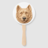 Belgian Shepherd Dog 3D geïnspireerd Handwaaier (Voorkant)