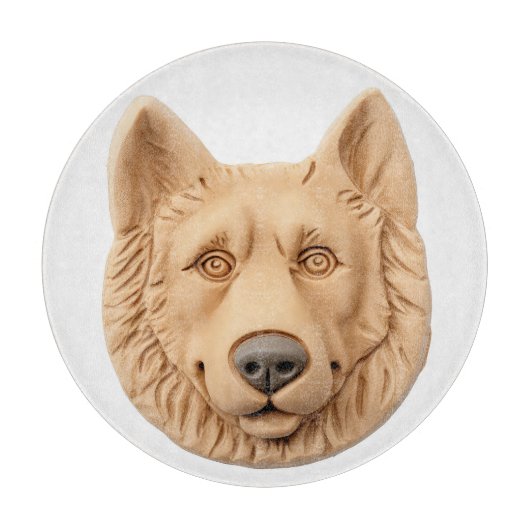 Belgian Shepherd Dog 3D geïnspireerd Snijplank (Voorkant)