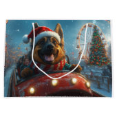 Belgian Shepherd Dog Roller Onderzetter Kerst Groot Cadeauzakje (Voorkant)