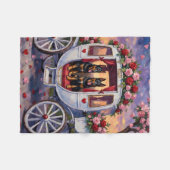 Belgian Shepherd Dog Valentine's Day Fleece Deken (Voorkant (Horizontaal))