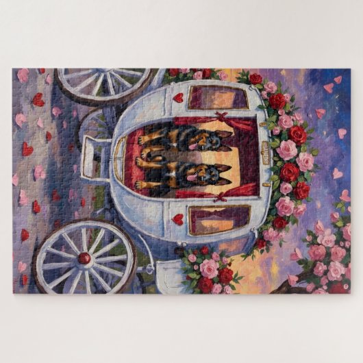 Belgian Shepherd Dog Valentine's Day Legpuzzel (Horizontaal)