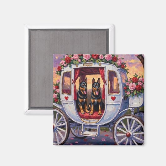 Belgian Shepherd Dog Valentine's Day Magneet (Voorkant / Achterkant)