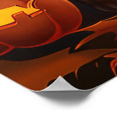 Belgian Shepherd Halloween Spooky Poster (Hoek)