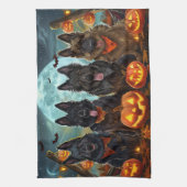 Belgian Shepherd Halloween Spooky Theedoek (Verticaal)
