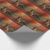 Belgian Shepherd in Autumn Leaves Herfst Inspire Cadeaupapier (Hoek)